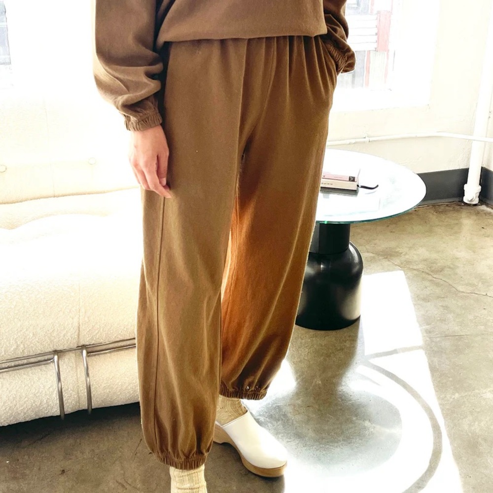 Le bon shoppe balloon pants in tobacco